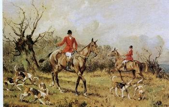 unknow artist Classical hunting fox, Equestrian and Beautiful Horses, 077. oil painting image